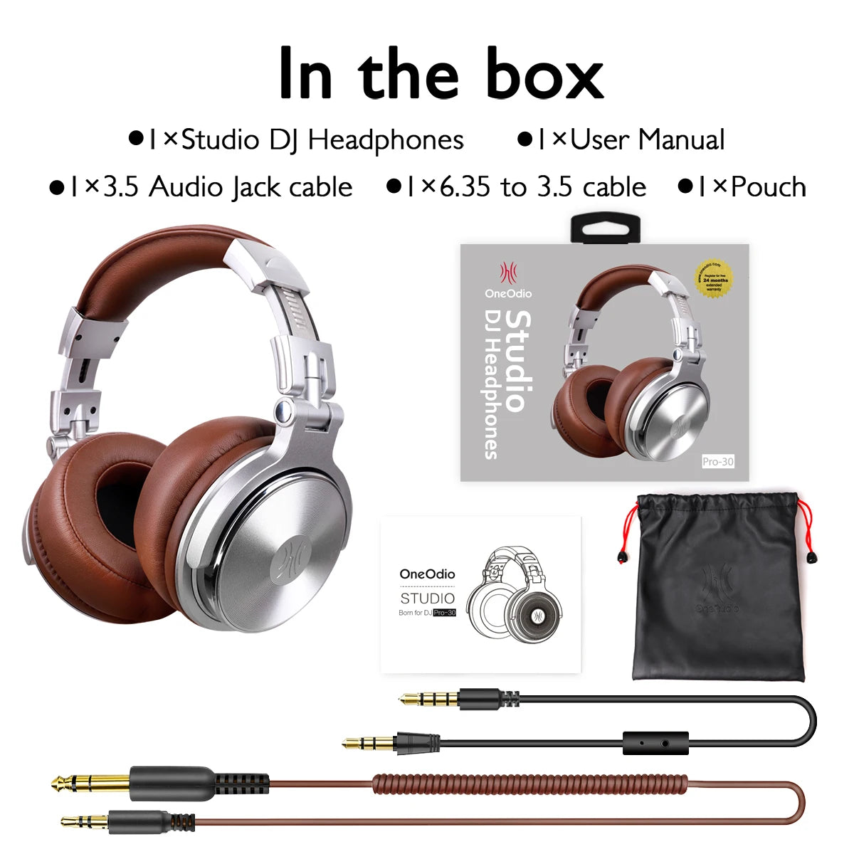 SoundCraft Pro – Studio DJ Over-Ear Headphones