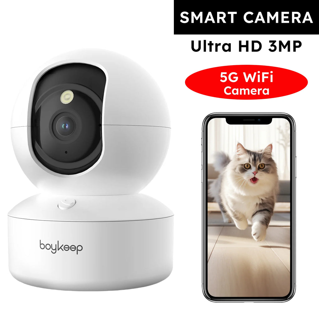 HomeGuard Ultra – Smart WiFi Security Camera (3MP Ultra HD)