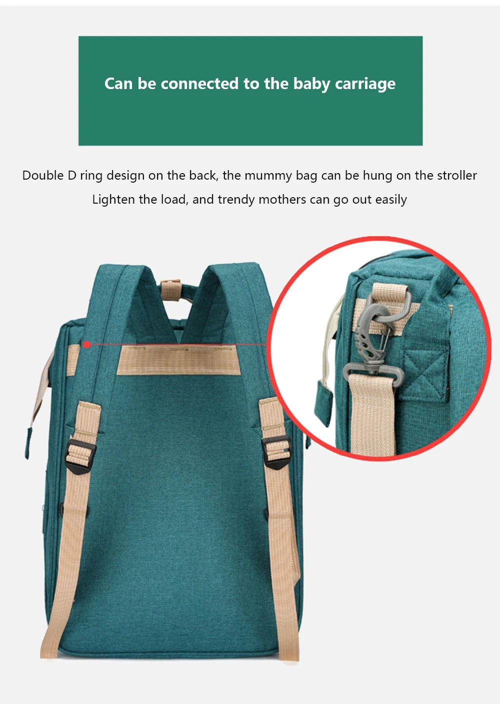 BabyNest 3-in-1 Foldable Crib Backpack™