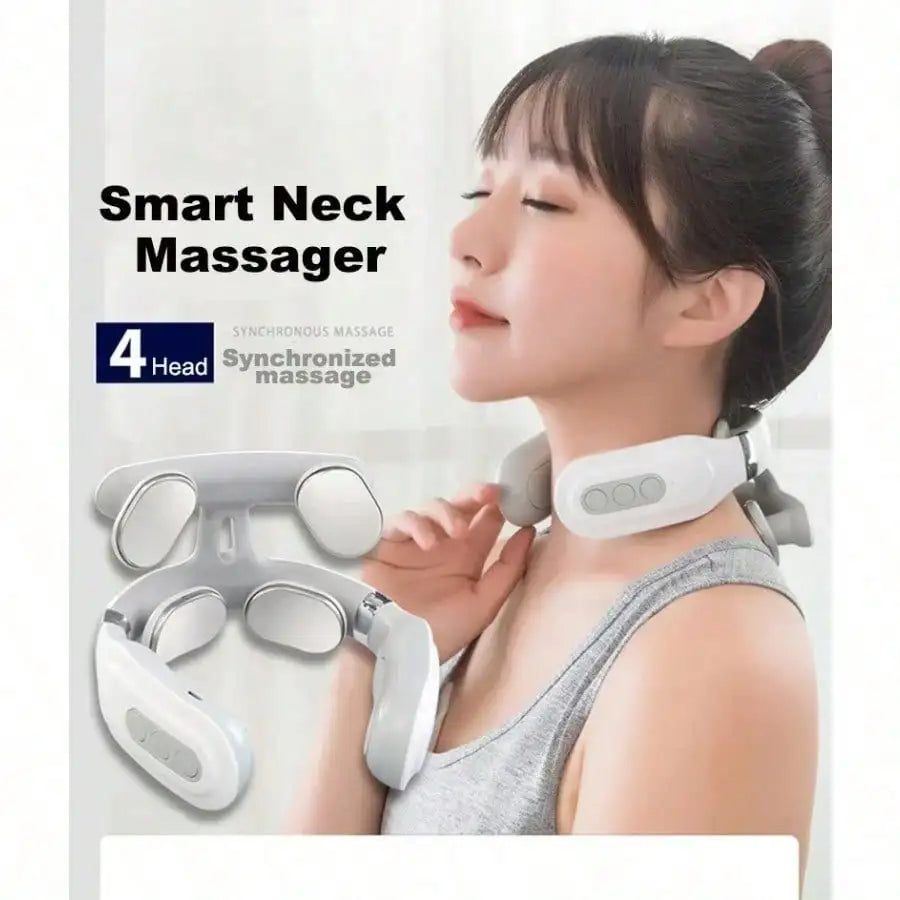 LuxeComfort 4-Head Smart Neck Massager™