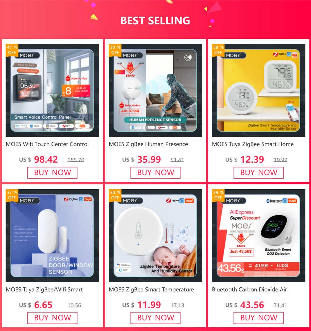 MoesGuard Smart Door & Window Sensor™