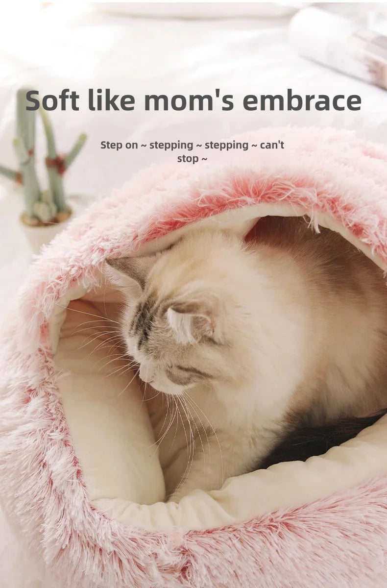 CozyNest Plush – Ultra Warm Calming Pet Bed