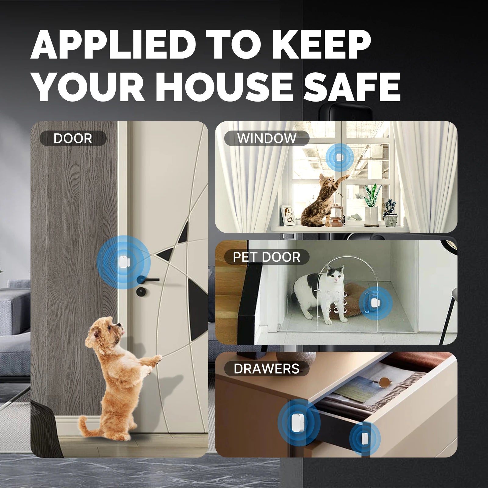 MoesGuard Smart Door & Window Sensor™