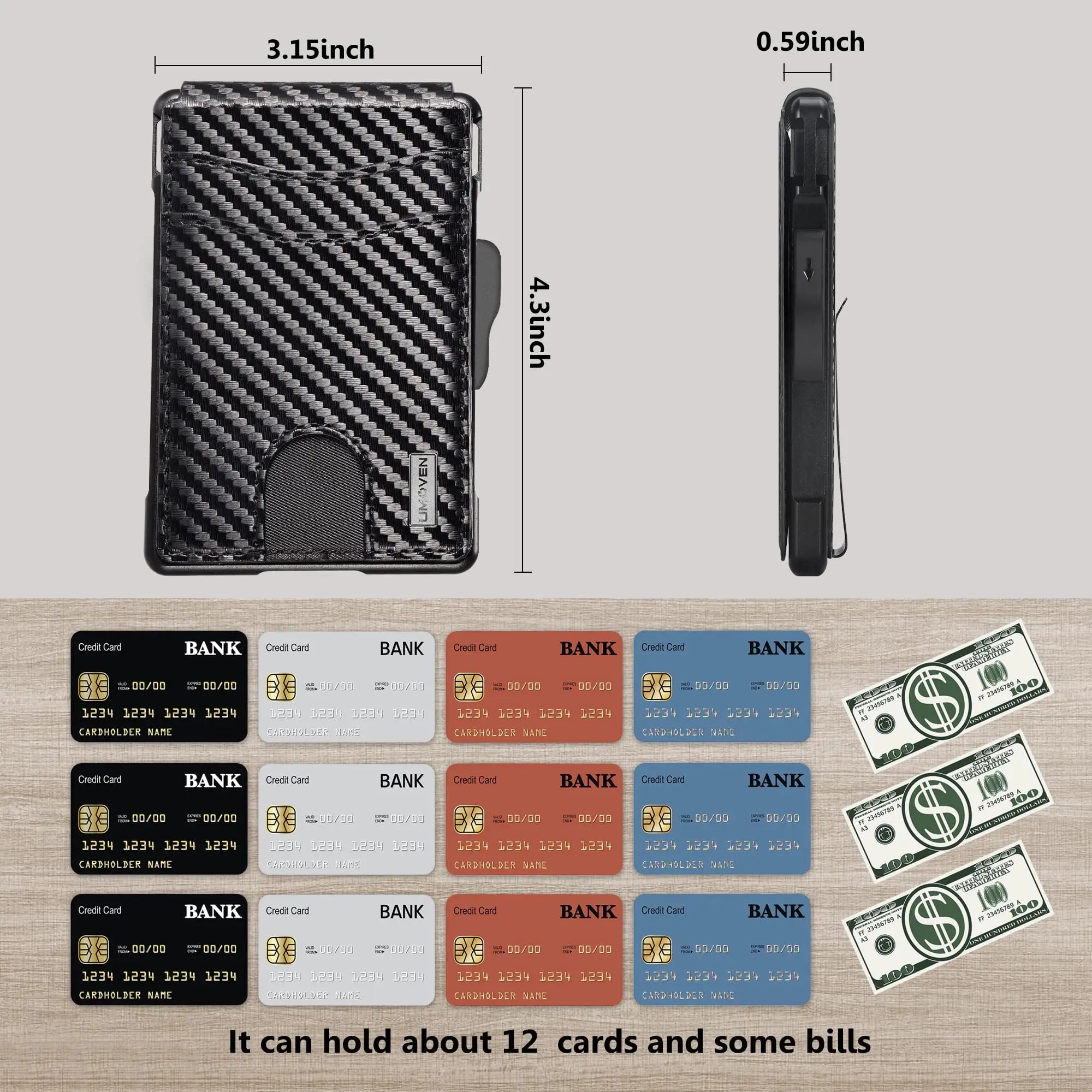 CarbonX Elite RFID Pop-Up Wallet™