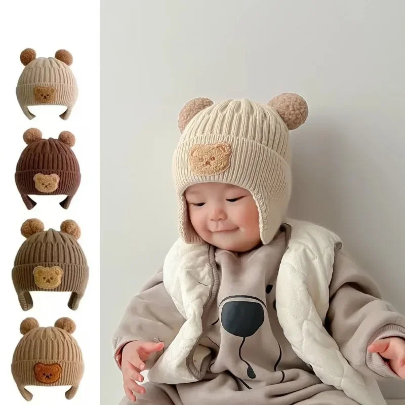 BearHugs Winter Knit Baby Hat™