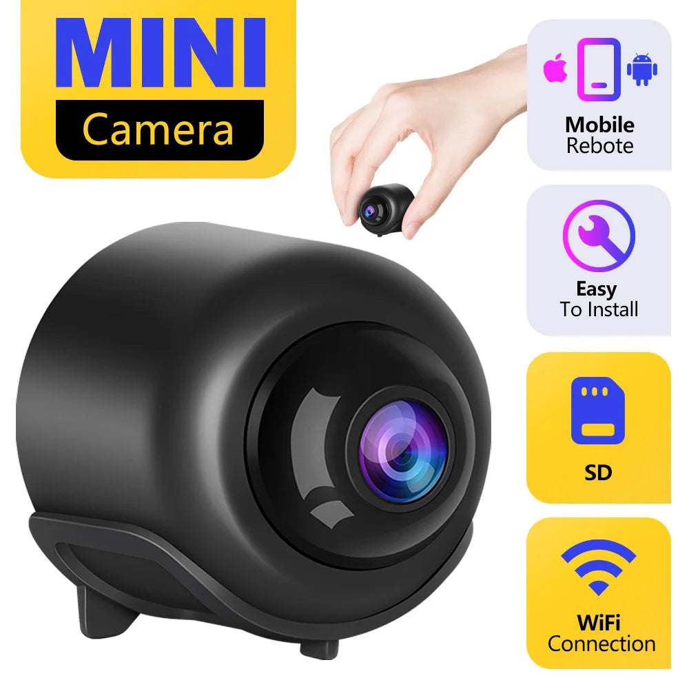 NanoView Mini – Smart WiFi Mini Camera with App Control & TF Card Support