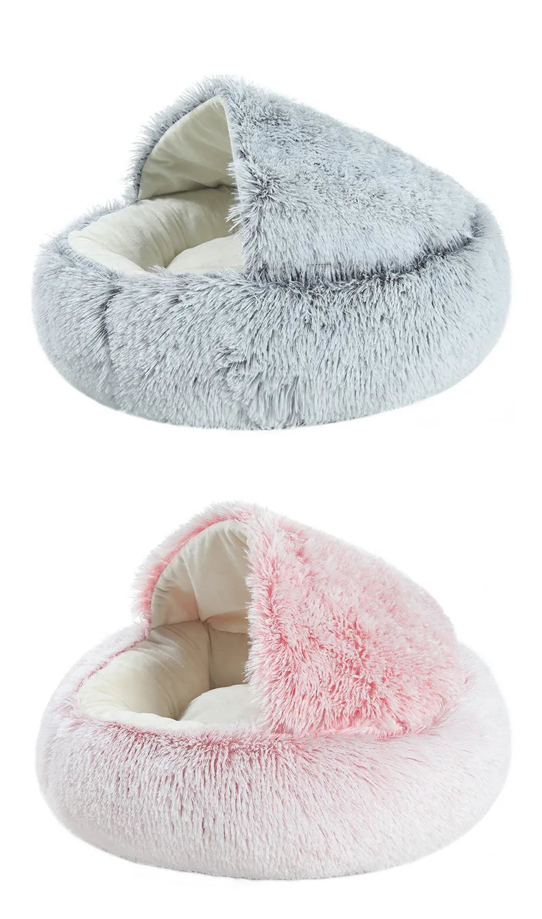 CozyNest Plush – Ultra Warm Calming Pet Bed