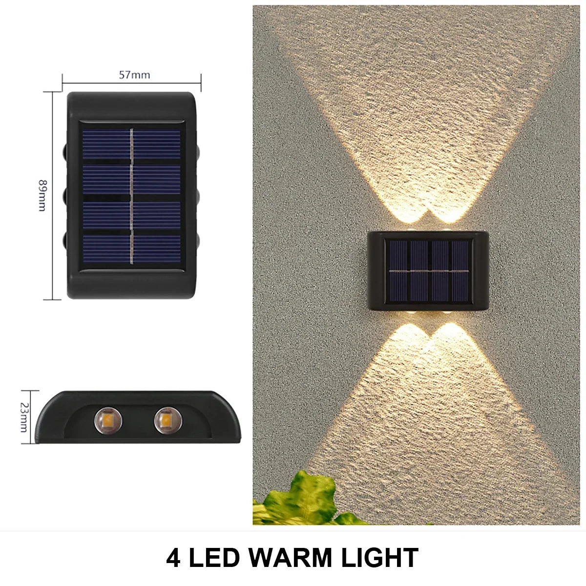 SolarGlow™ Up & Down Wall Light