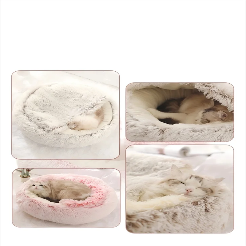 CozyNest Plush – Ultra Warm Calming Pet Bed