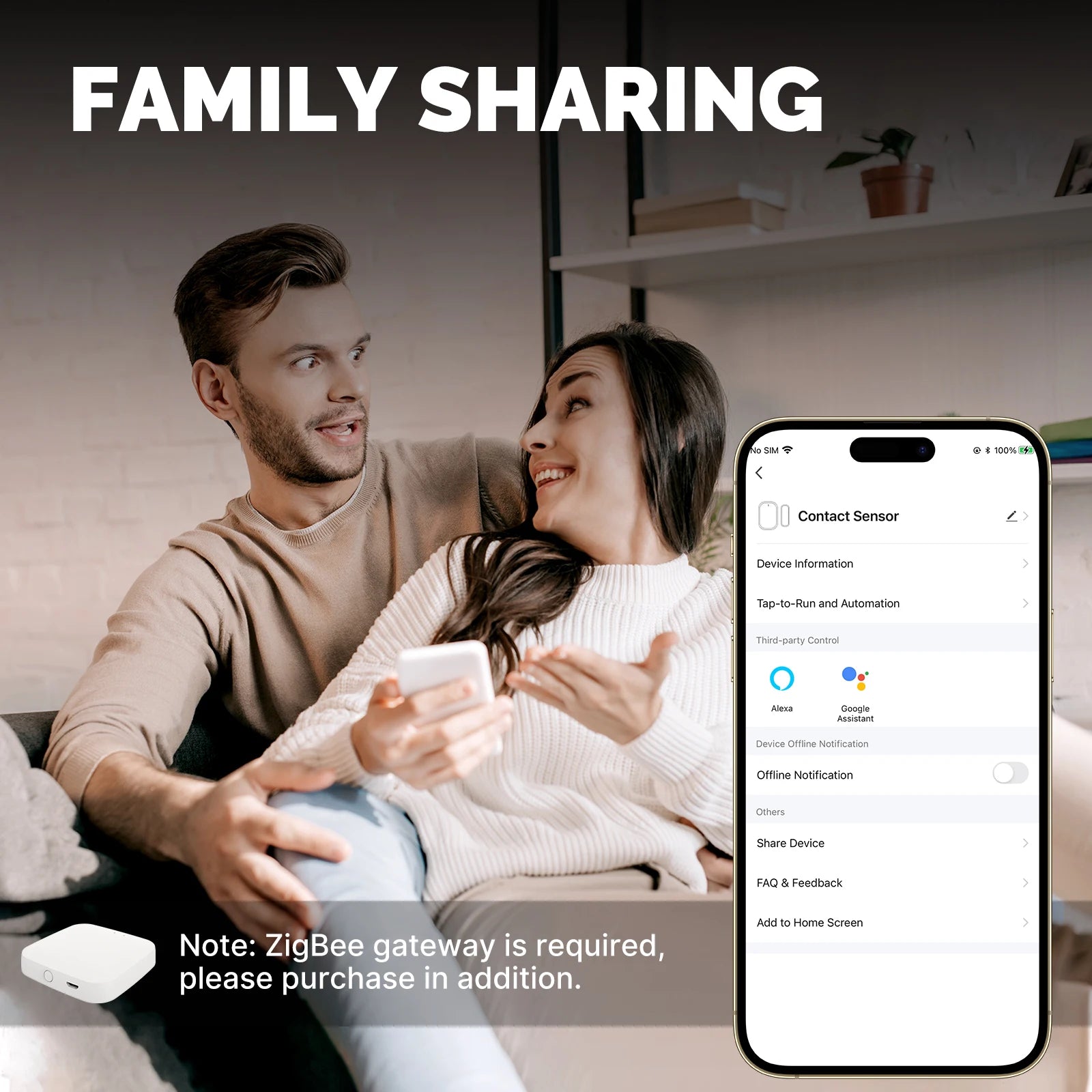 MoesGuard Smart Door & Window Sensor™