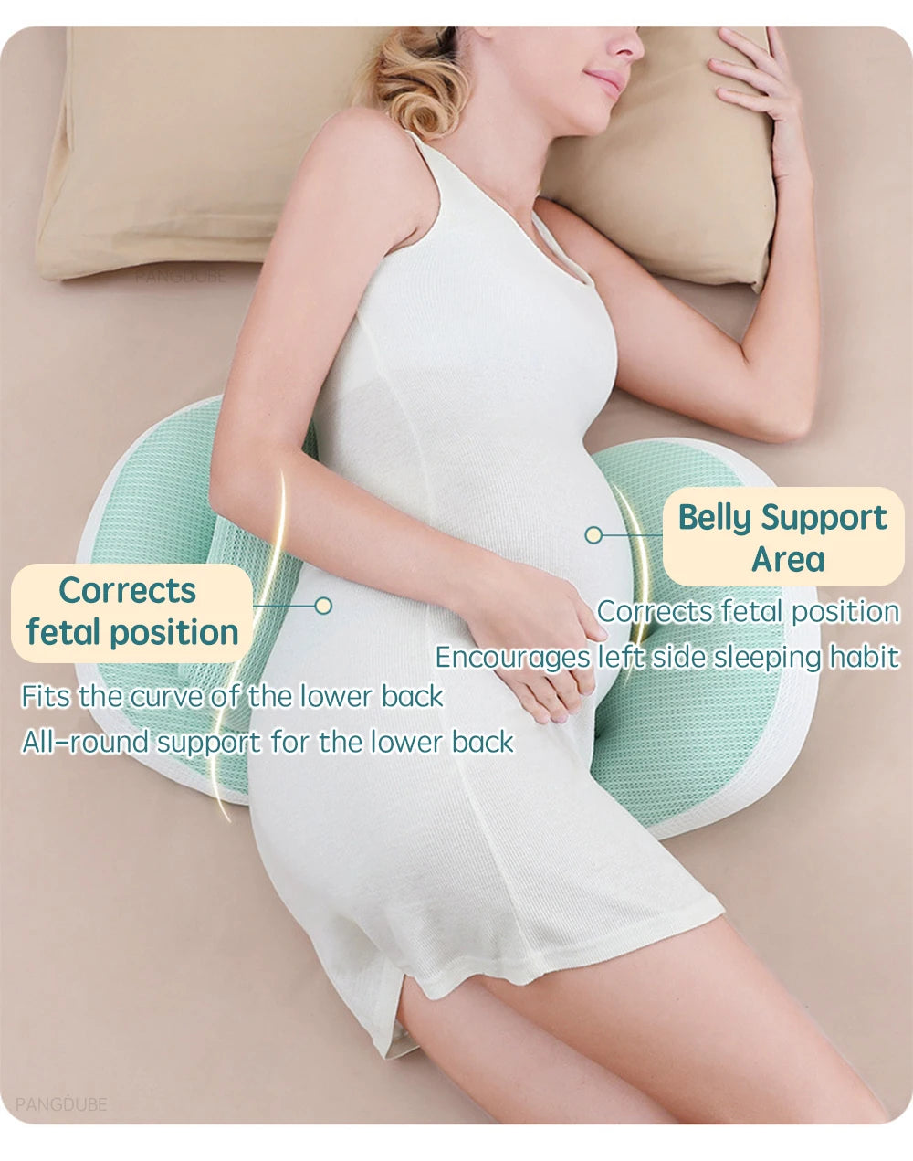 PregnaRest 30° Belly Support Sleep Pillow™