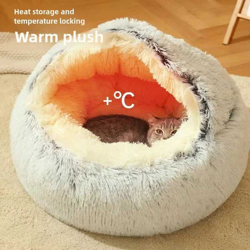 CozyNest Plush – Ultra Warm Calming Pet Bed