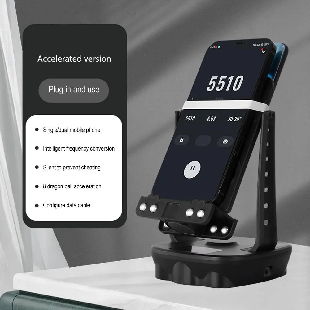 TwinSwing Pro – Anti-Wear Phone Shaking Stand (Dual Device Support)