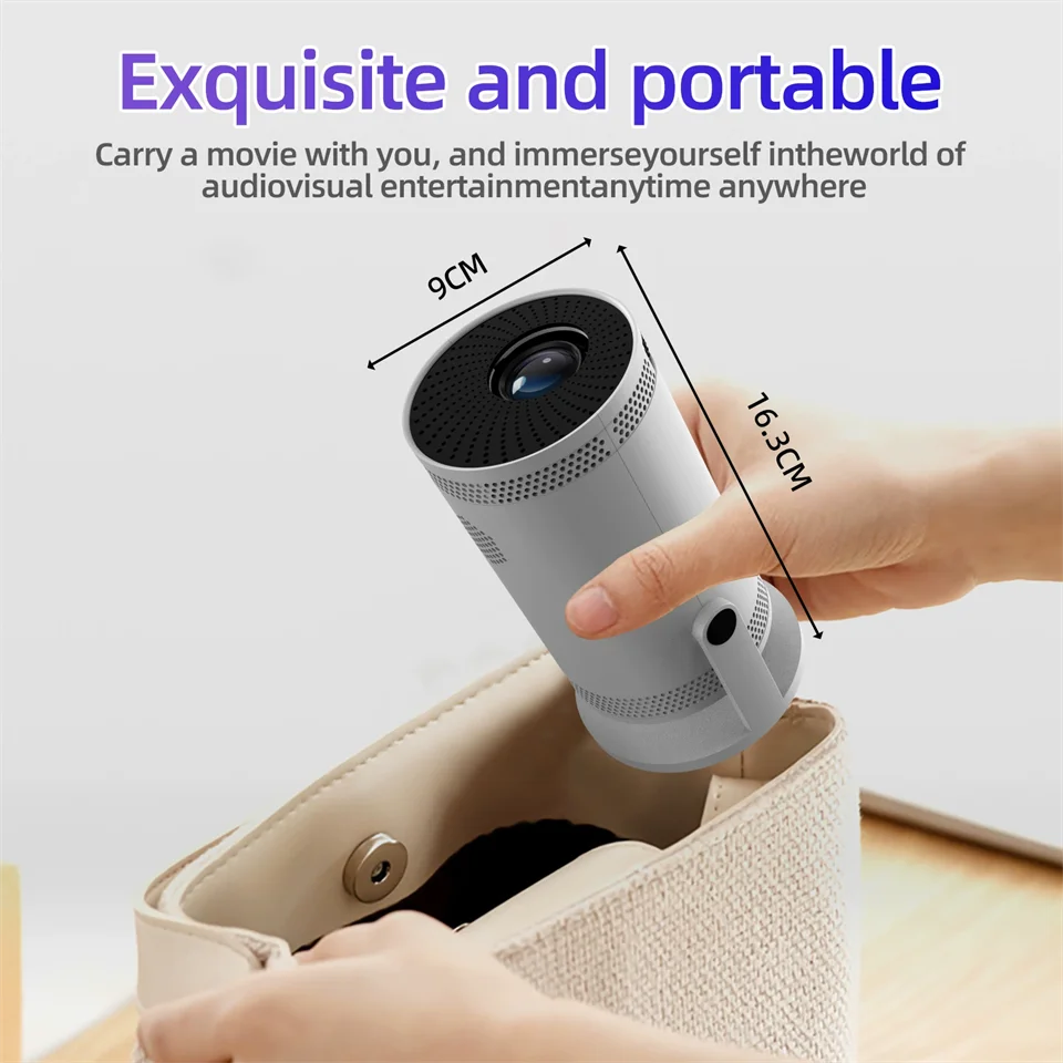 StarBeam Pro – Mini 4K Smart Projector with WiFi 6 & Bluetooth 5.0