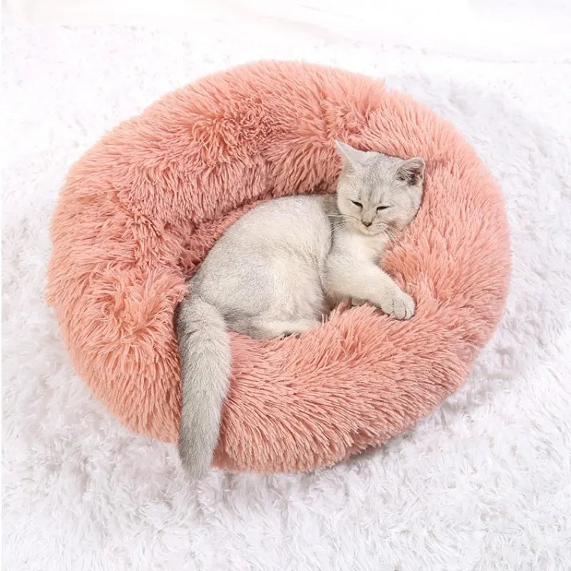 CozyNest Plus – Washable Calming Plush Pet Bed