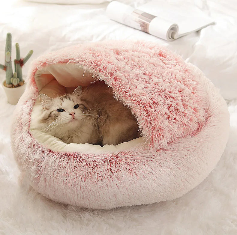 CozyNest Plush – Ultra Warm Calming Pet Bed