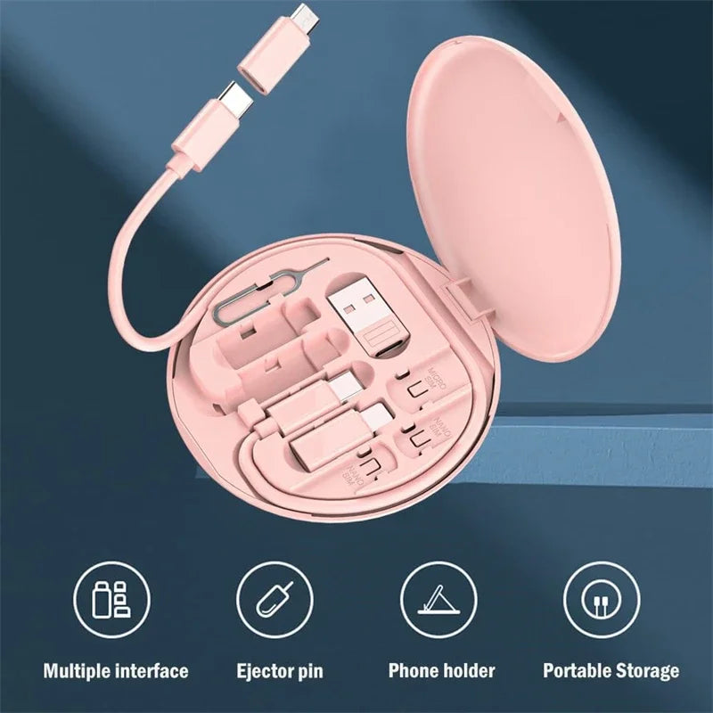 CableMate Pro – 6 in 1 Multi Interface Charging & Data Cable Kit