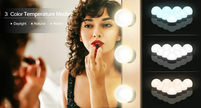 GlowPerfect Vanity LED Light Kit™ – 10 Bulbs