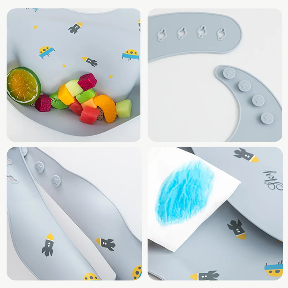 EasyClean Silicone Baby Bibs™