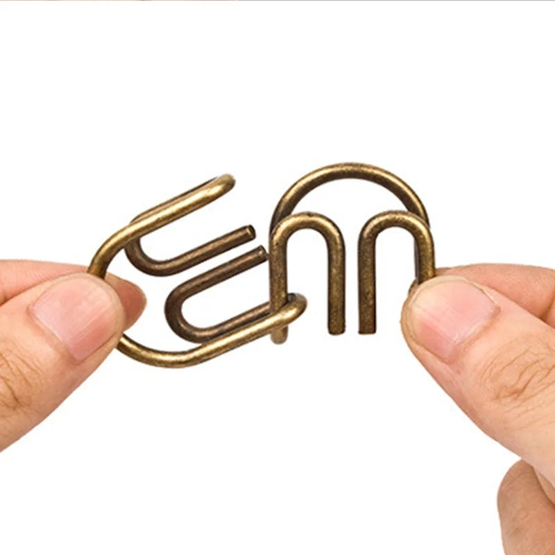 MindLock Challenge – Metal Brain Teaser Puzzle Set