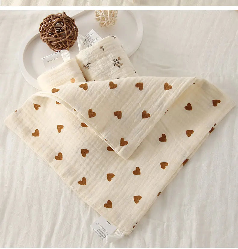SoftBloom 6-Layer Cotton Baby Washcloth Set™ (5pcs)