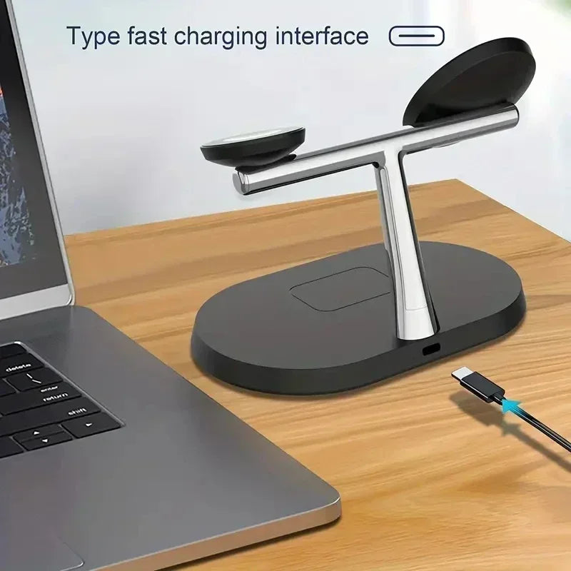 MagCharge Pro – 3 in 1 Magnetic Wireless Charging Stand