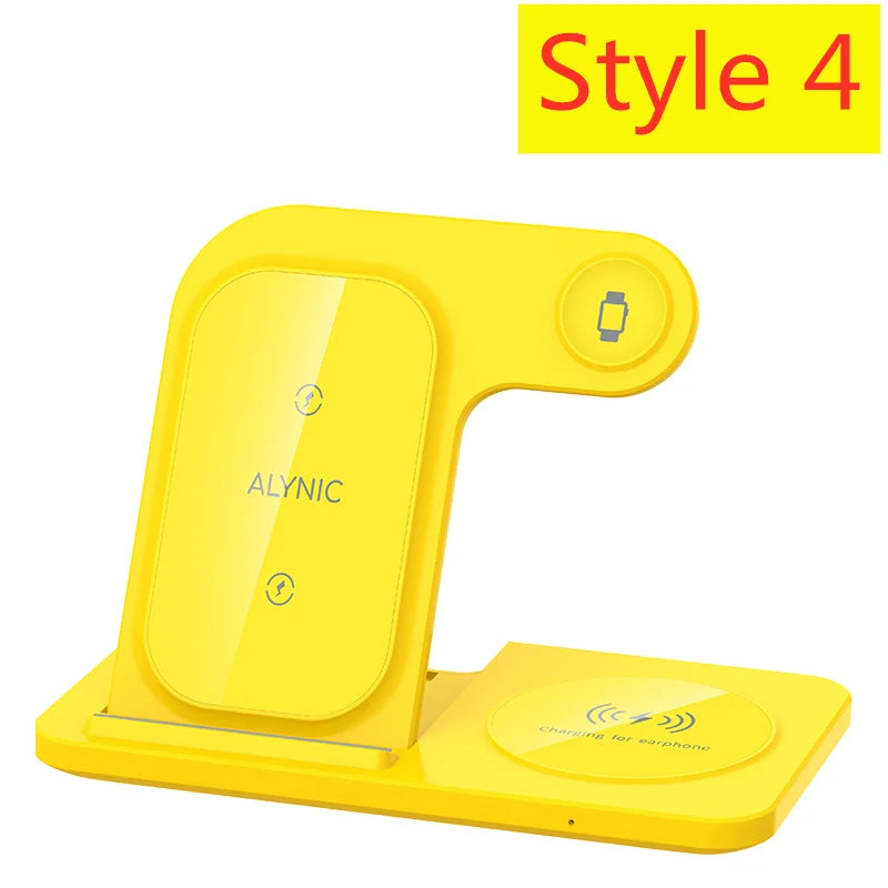 PowerFold Max – 3 in 1 Foldable Wireless Charger Stand (200W Fast Charging)