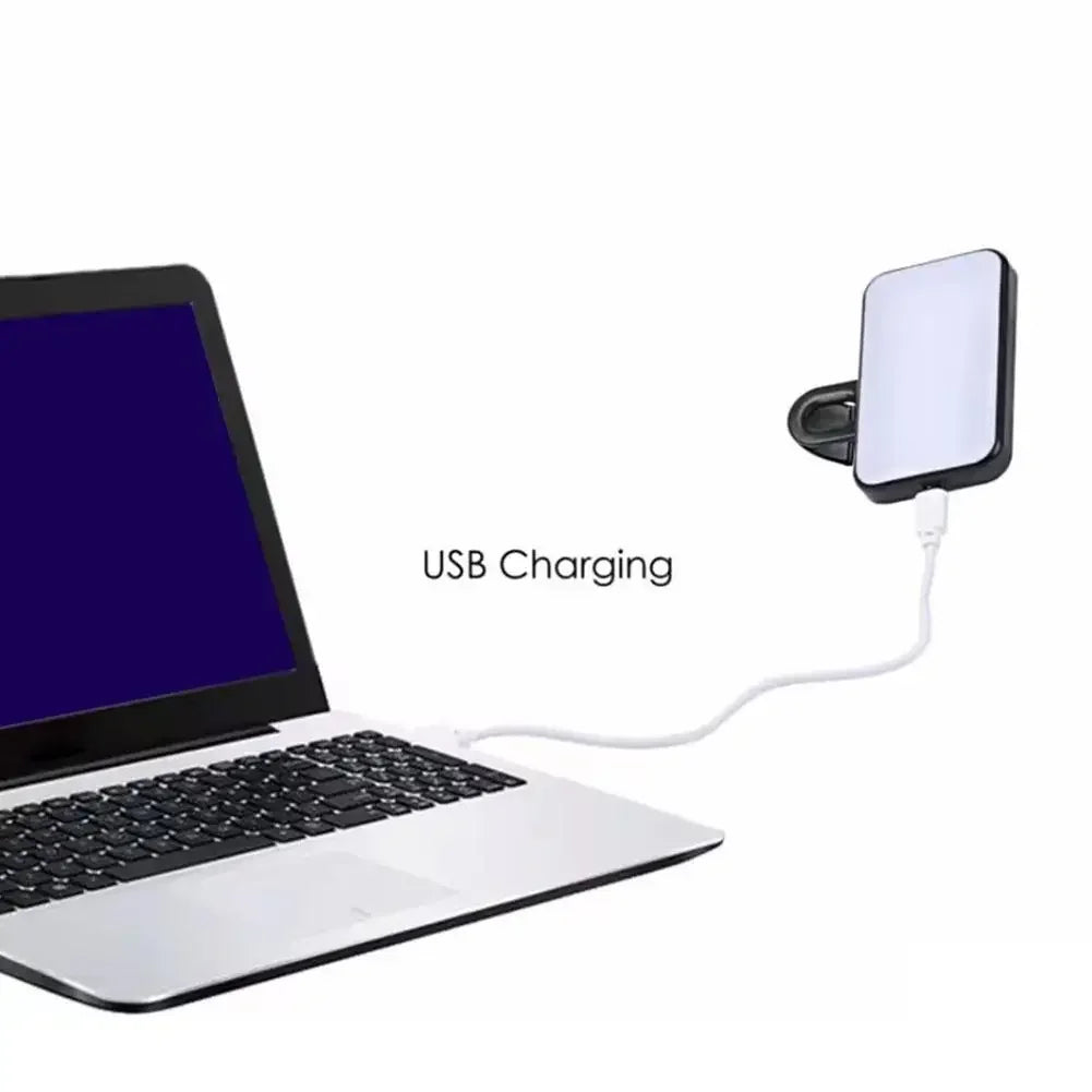 ClipLight Mini – Compact LED Fill Light for Phone & Laptop