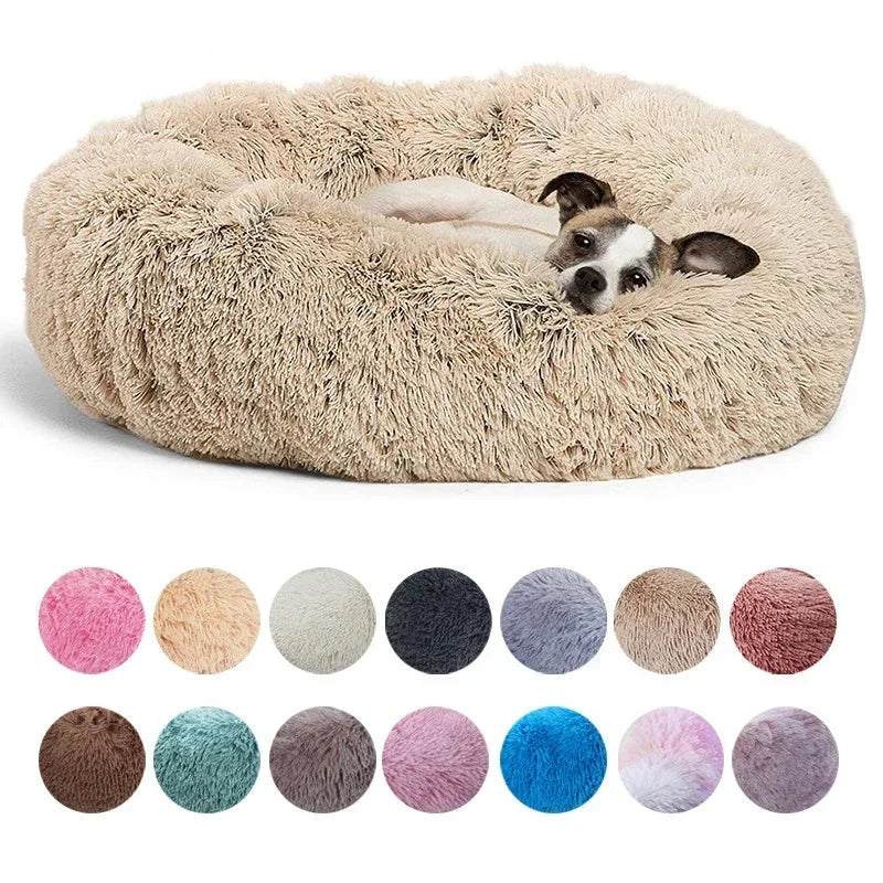 CozyNest Plus – Washable Calming Plush Pet Bed