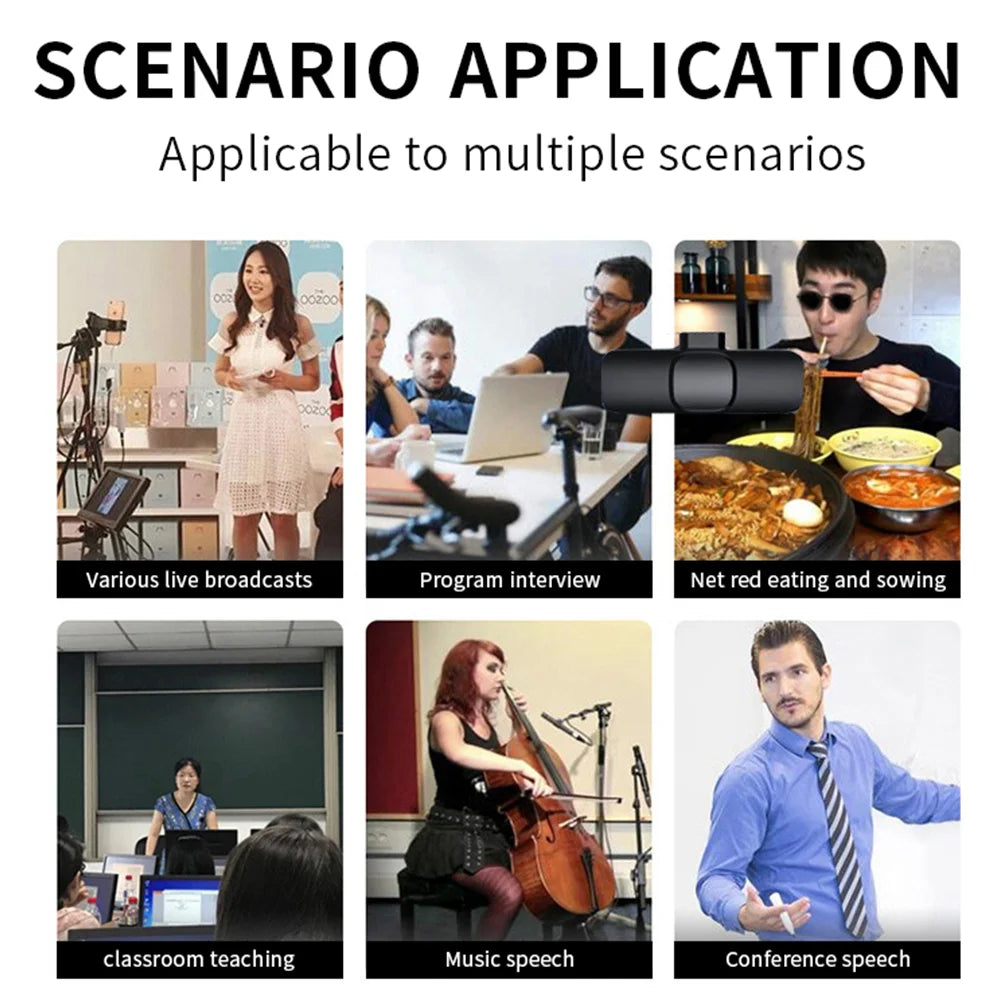 ClearVoice Mini Wireless Lavalier Microphone