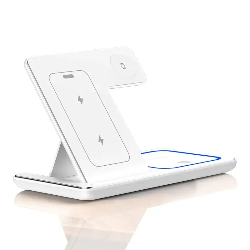 PowerFold Max – 3 in 1 Foldable Wireless Charger Stand (200W Fast Charging)