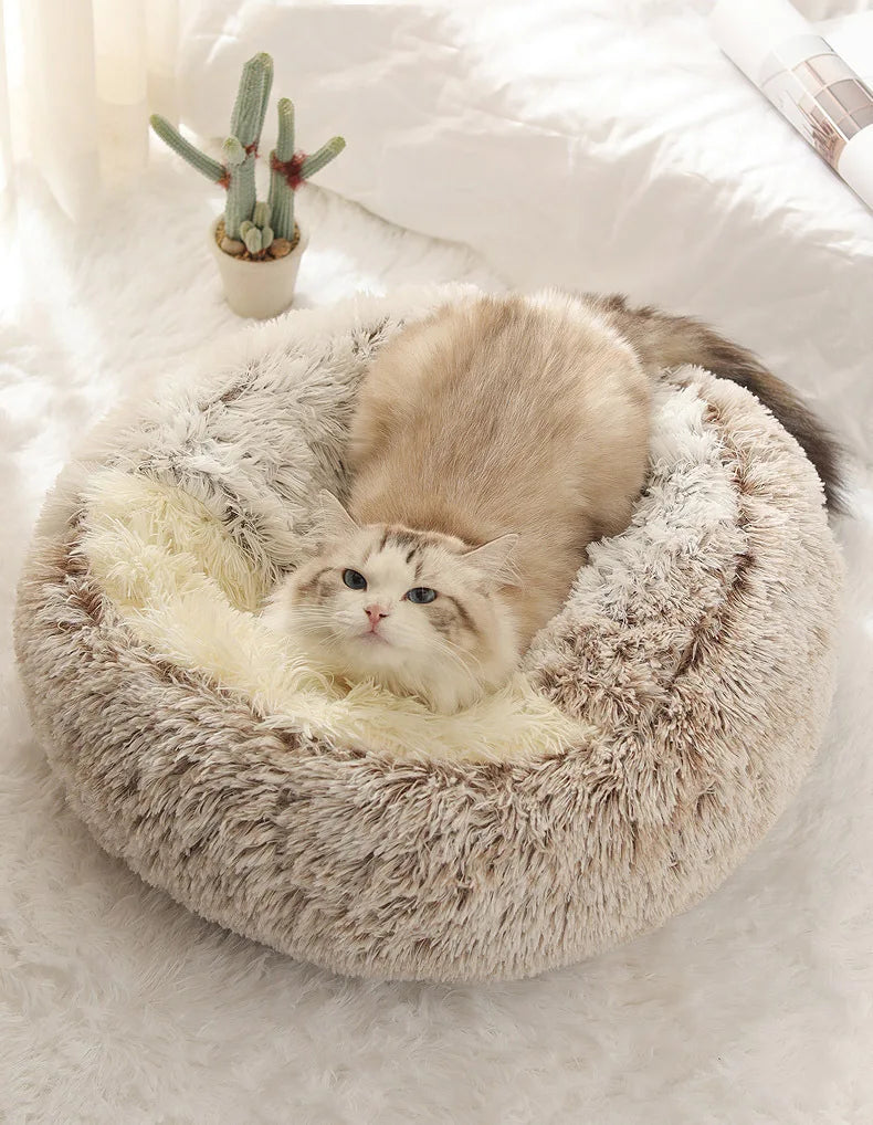 CozyNest Plush – Ultra Warm Calming Pet Bed