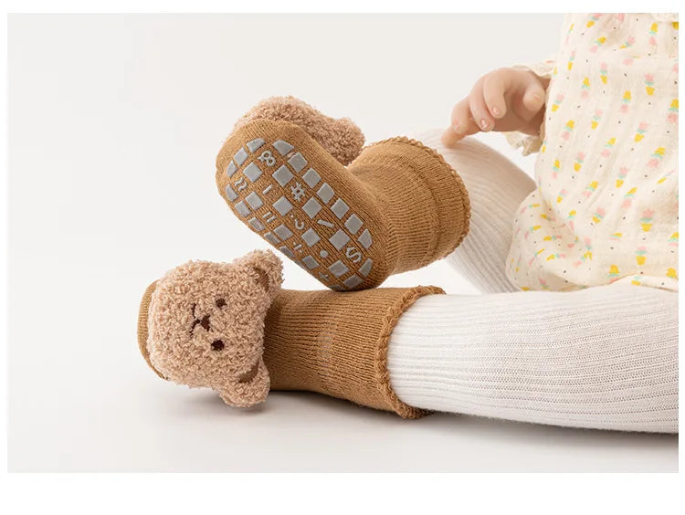 TeddySteps Cozy Non-Slip Baby Socks™