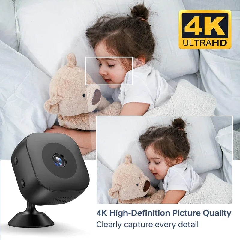 MiniGuard 4K – HD Smart Compact Camera with WiFi & Motion Detection