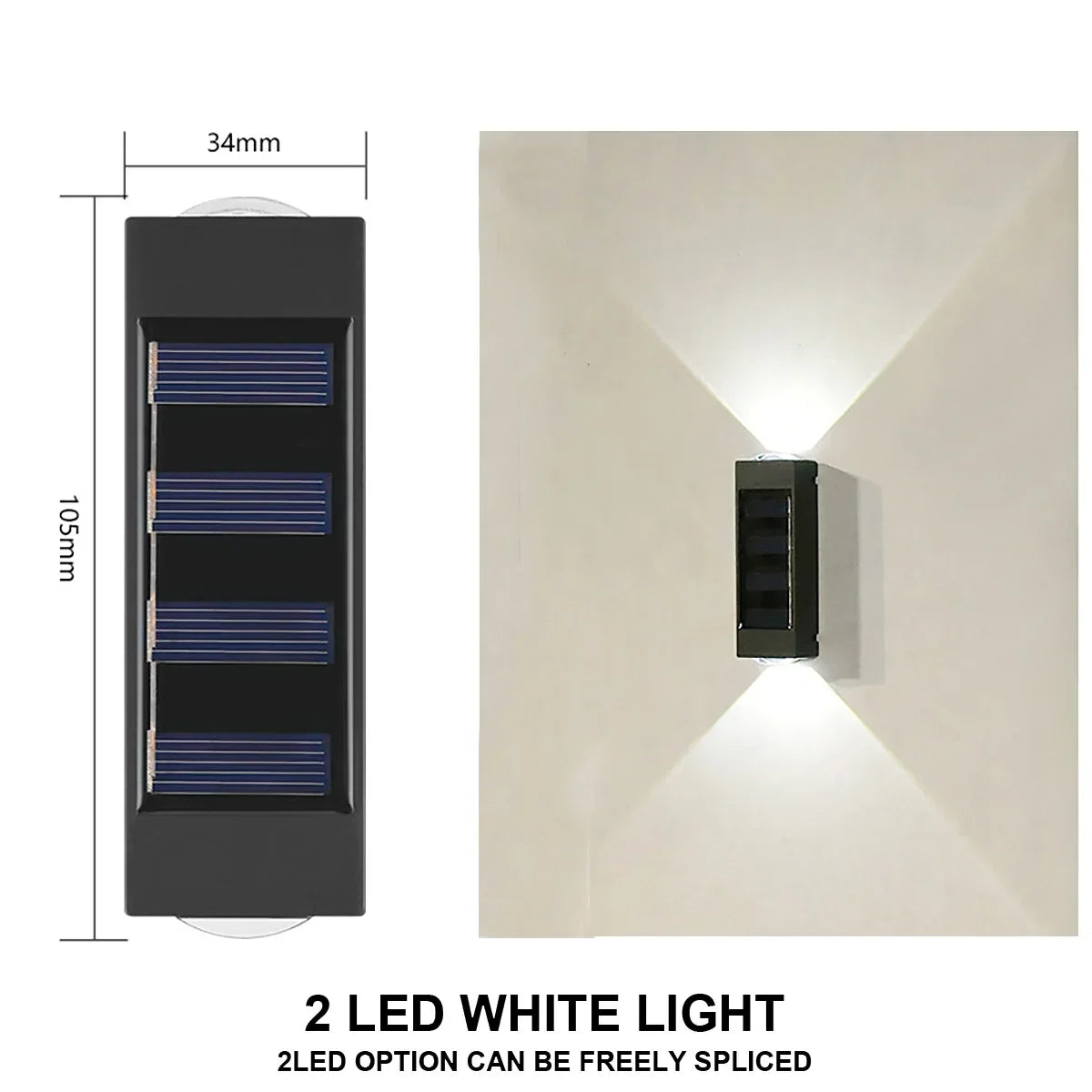 SolarGlow™ Up & Down Wall Light