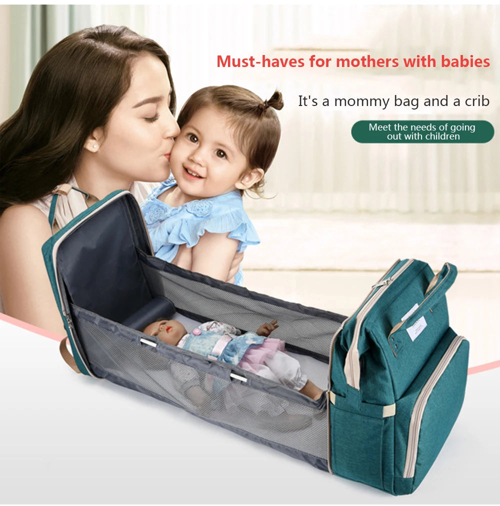 BabyNest 3-in-1 Foldable Crib Backpack™