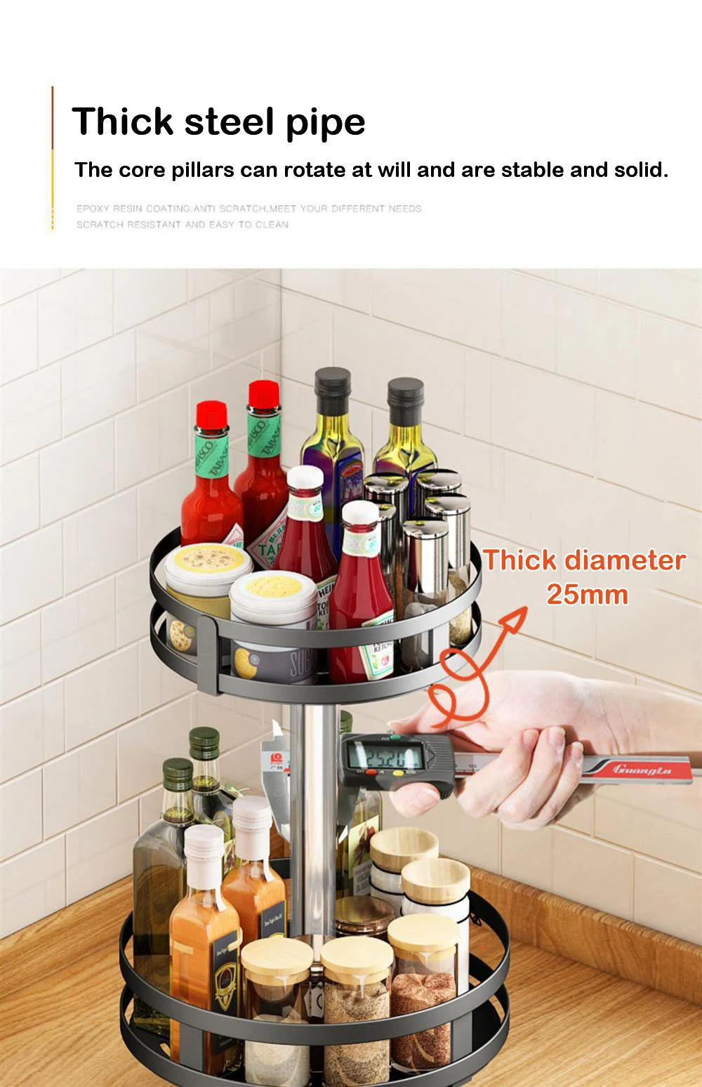 TowerSpin 360° Multi-Layer Organizer™