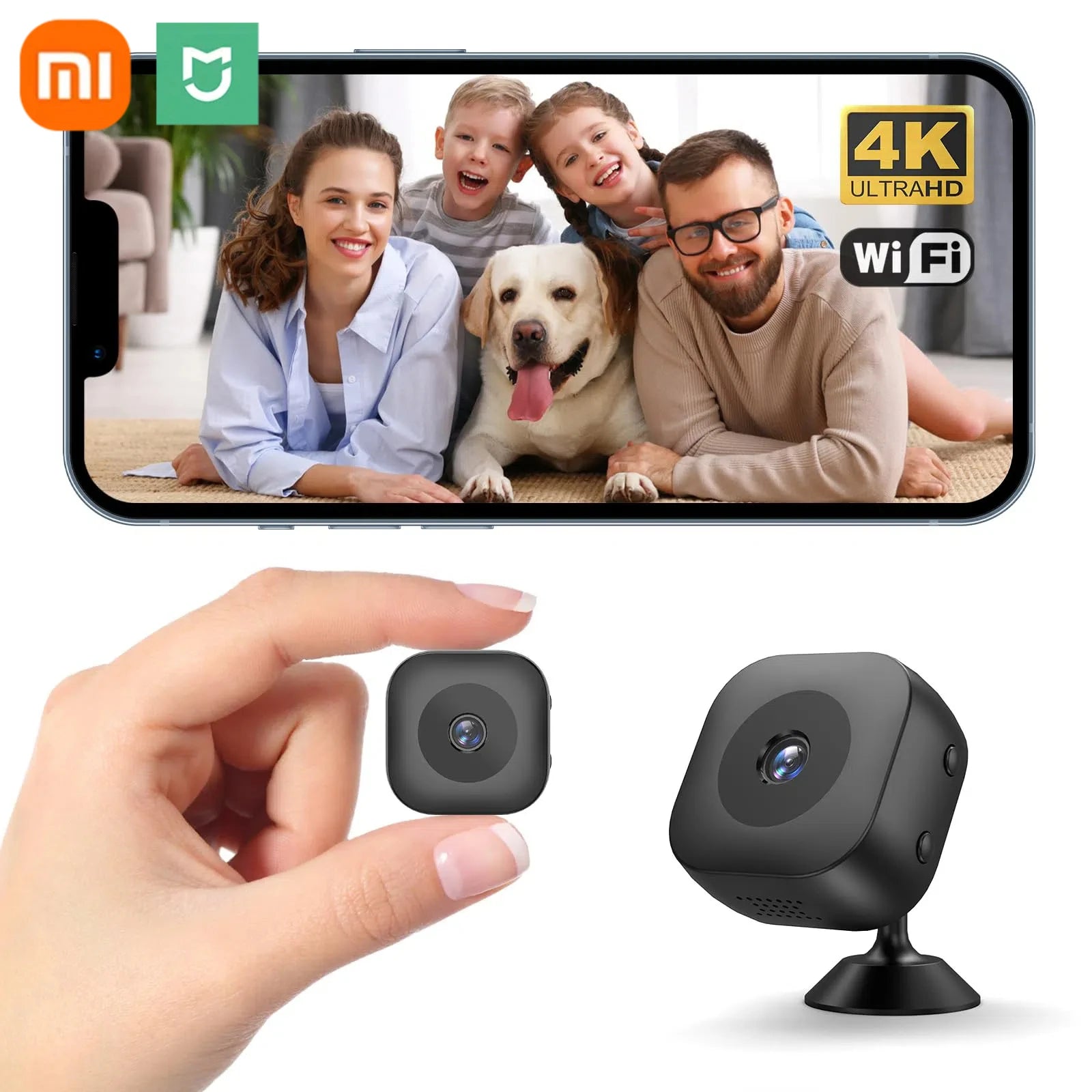 MiniGuard 4K – HD Smart Compact Camera with WiFi & Motion Detection
