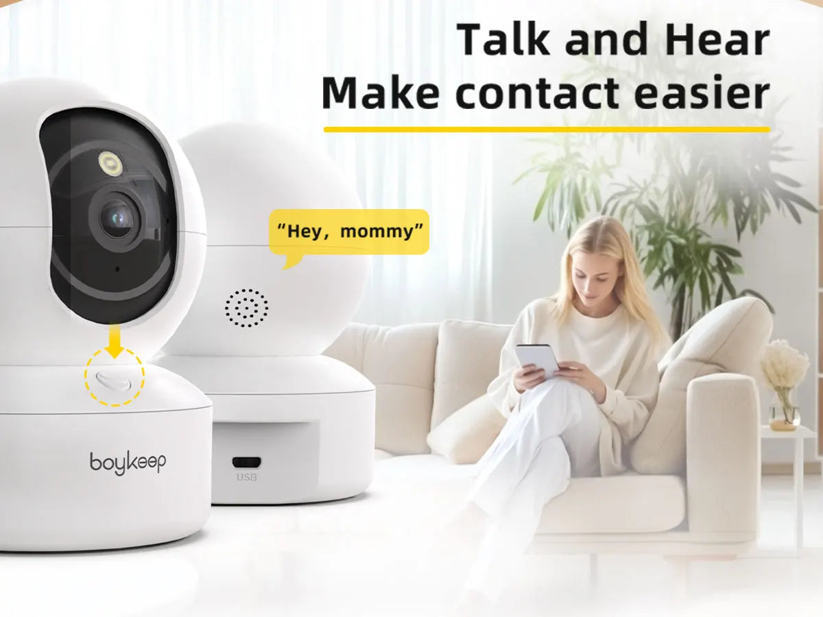 HomeGuard Ultra – Smart WiFi Security Camera (3MP Ultra HD)