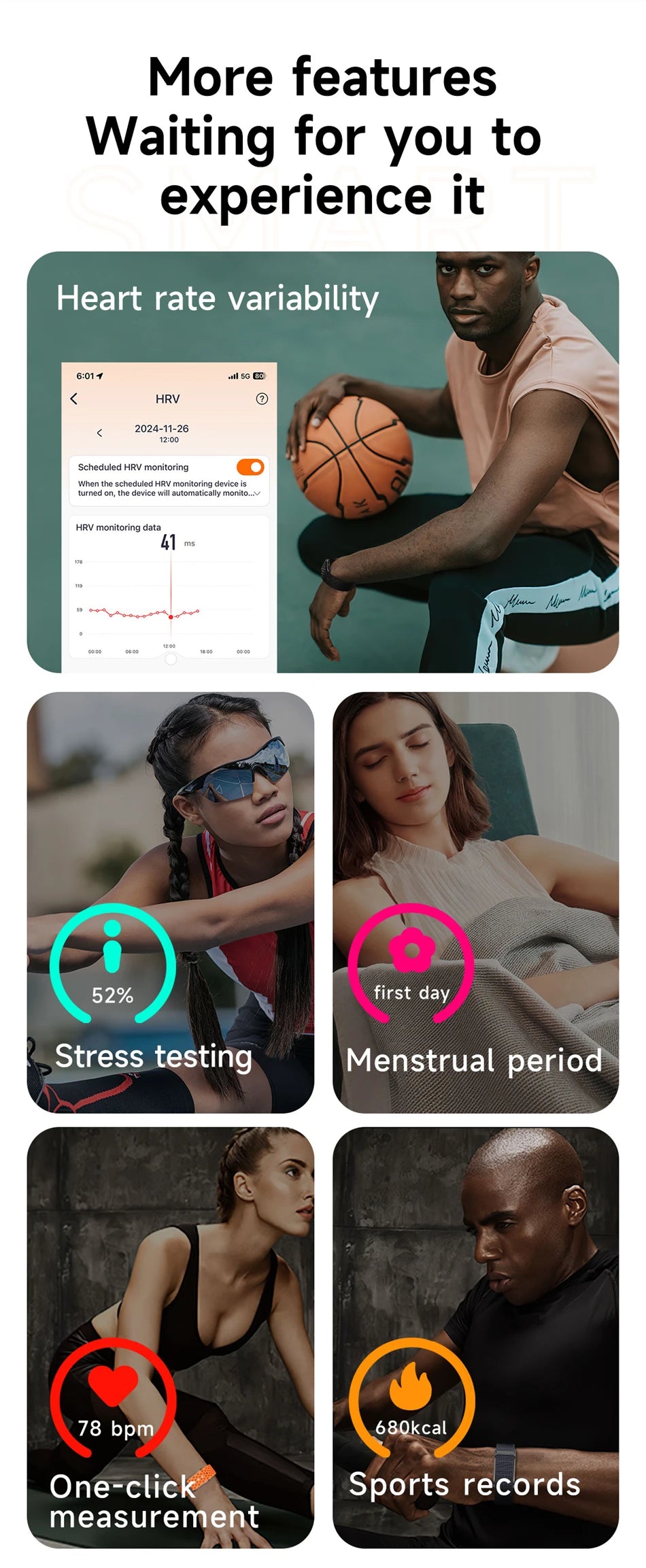 LIGE SmartHealth Pro Fitness Tracker™