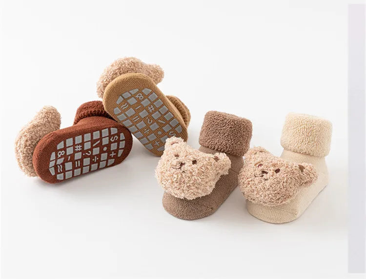 TeddySteps Cozy Non-Slip Baby Socks™