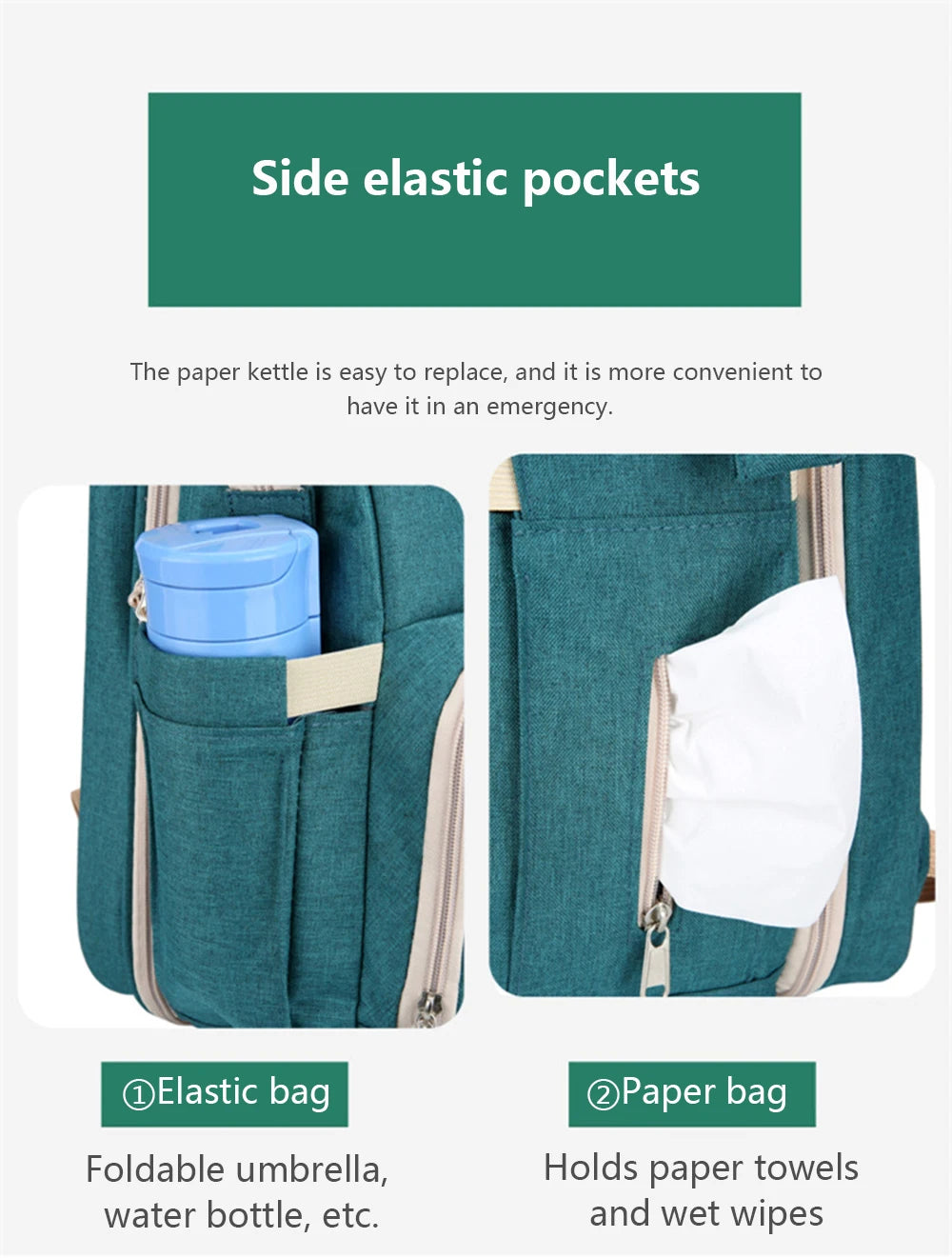 BabyNest 3-in-1 Foldable Crib Backpack™