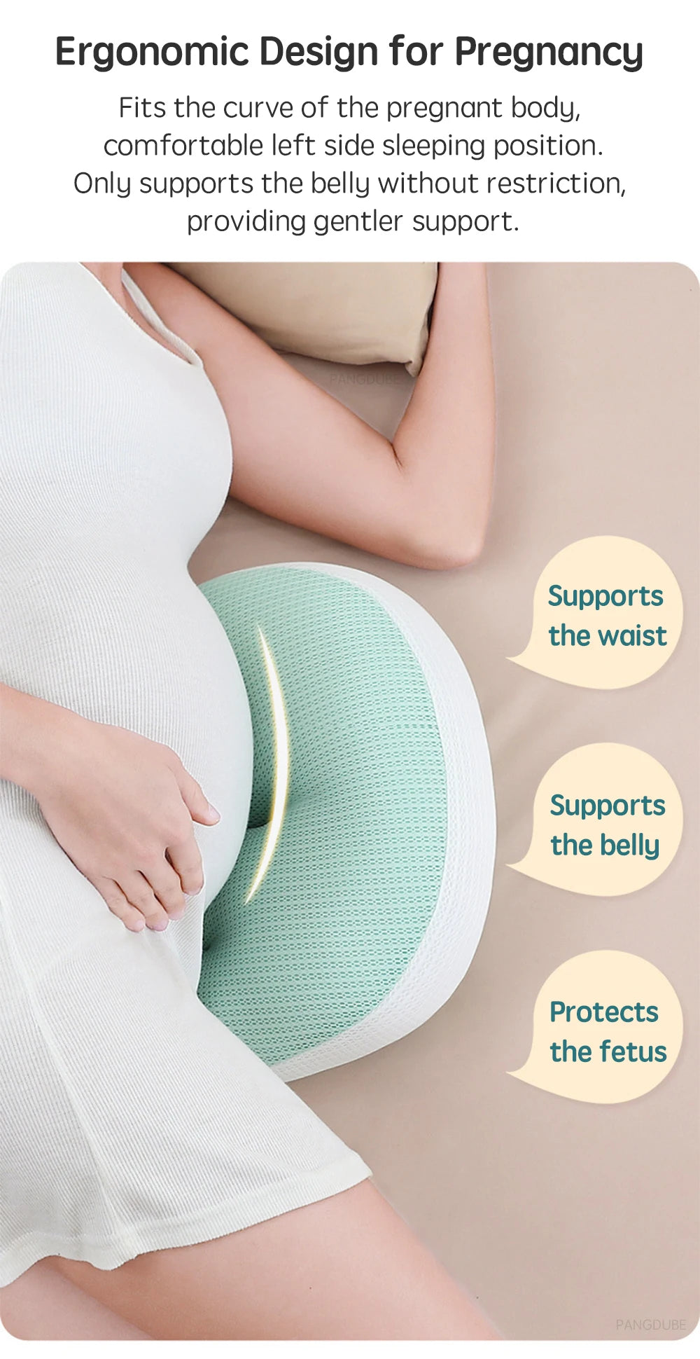 PregnaRest 30° Belly Support Sleep Pillow™