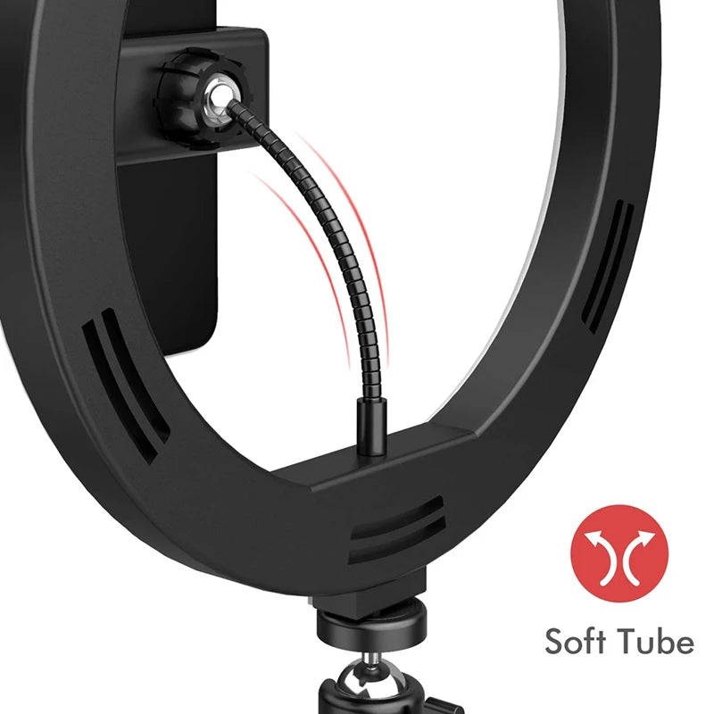 GlowRing Pro – LED Ring Light with Tripod & Remote Control