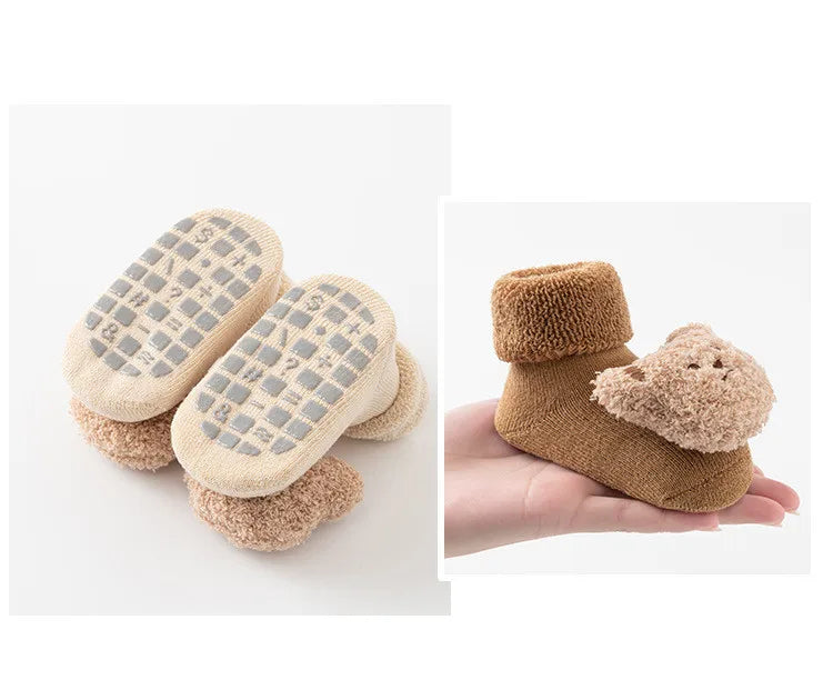 TeddySteps Cozy Non-Slip Baby Socks™