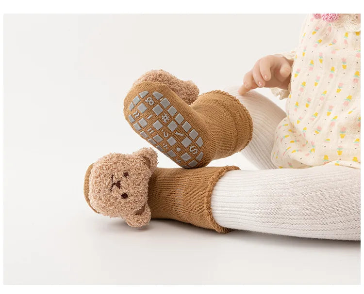 TeddySteps Cozy Non-Slip Baby Socks™