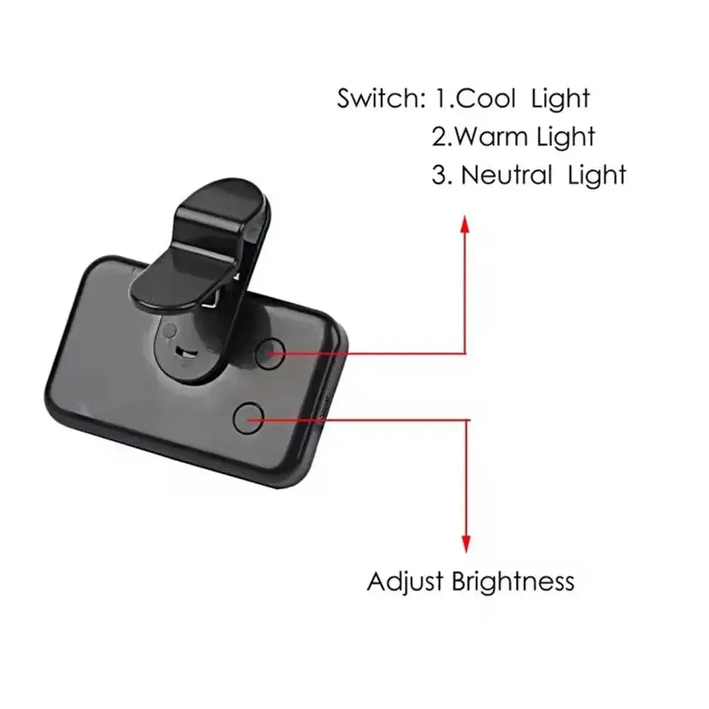 ClipLight Mini – Compact LED Fill Light for Phone & Laptop