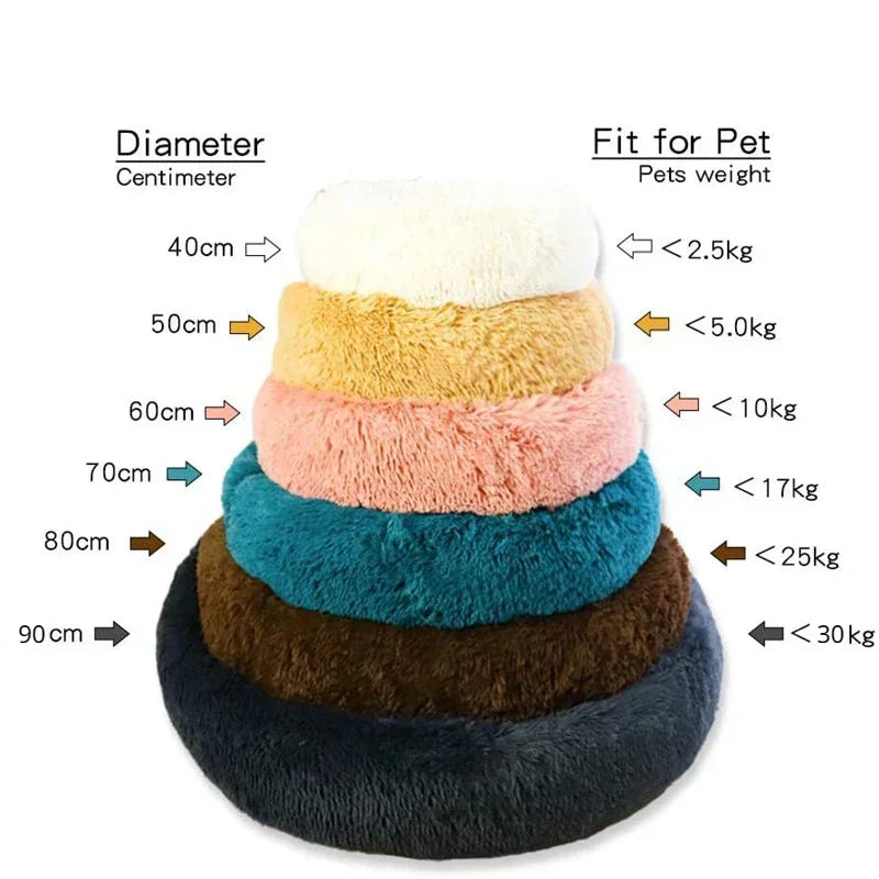 CozyNest Plus – Washable Calming Plush Pet Bed