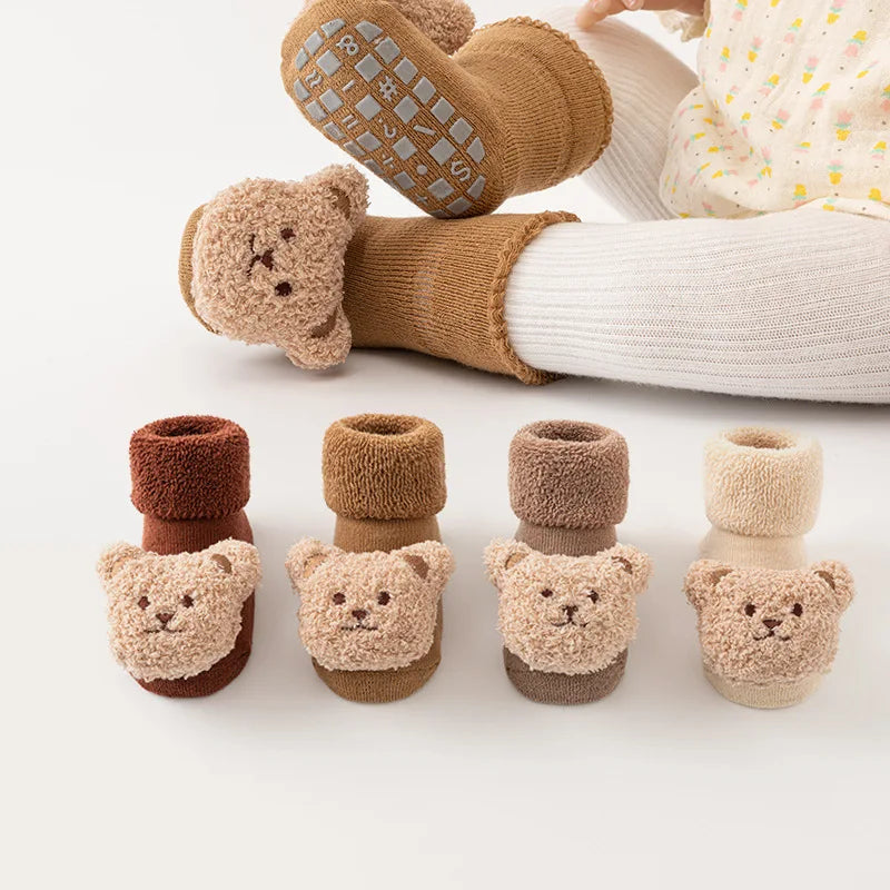 TeddySteps Cozy Non-Slip Baby Socks™
