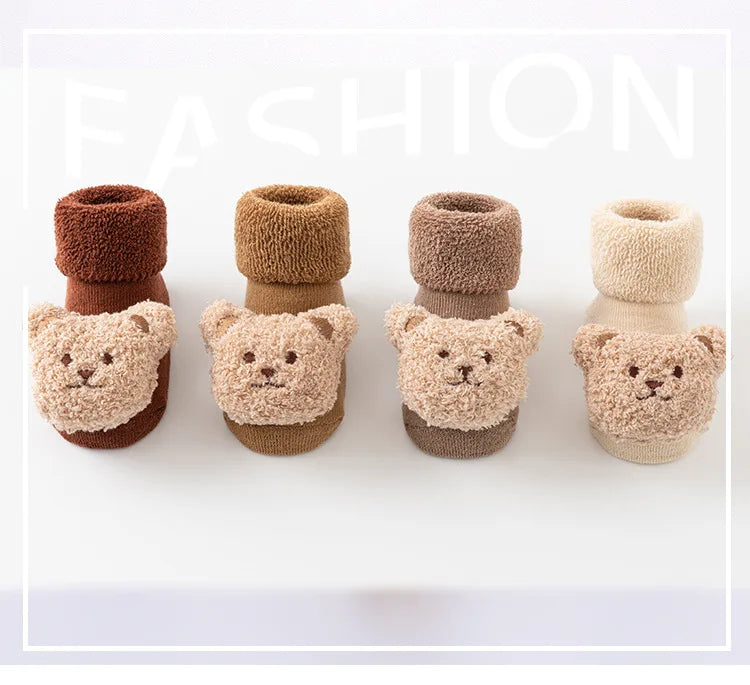 TeddySteps Cozy Non-Slip Baby Socks™